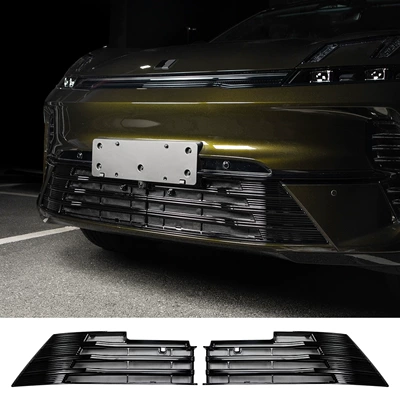 Suitable for 26 Lynk & Co 08 Supplies Car Insect-Proof Net, Anti-Catkin, Anti-Mosquito Front Face Air Grille Protection Net (Automobile anti-insect net) - lk-08-26-model-insect-proof-net-glossy-black-split-type-pack-of-2-pieces