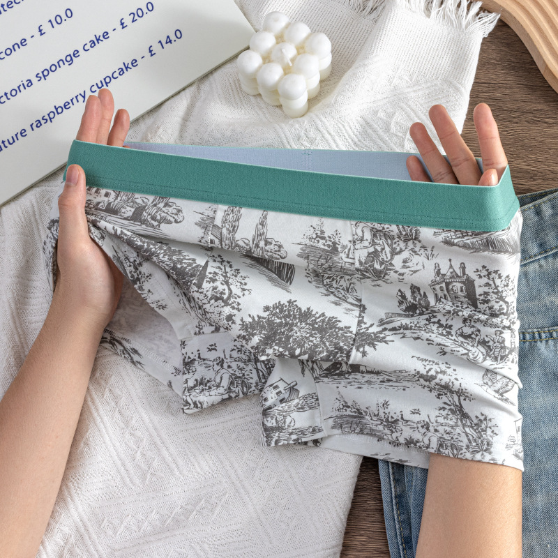 Pantalones de algodón para hombres, seda de morera 7A, entrepierna, cintura transpirable, pantalones de hombre, fábrica al por mayor