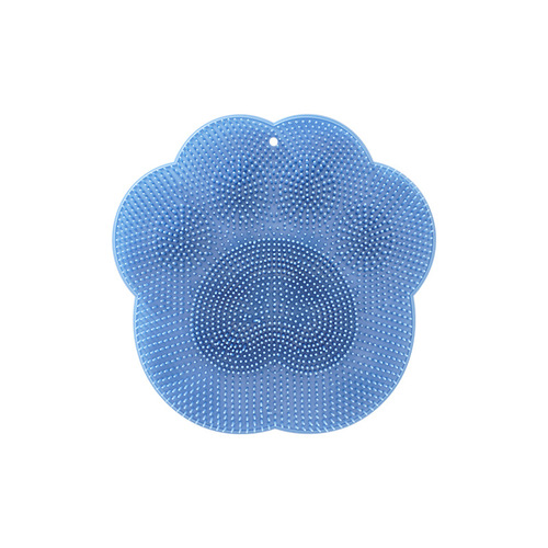 Lazy Person Back Scrub Mat Miracle Bathroom and Toilet Shower Scrub Feet Shower Brush Silicone Suction Cup Mat Back Massage Wall Sticker