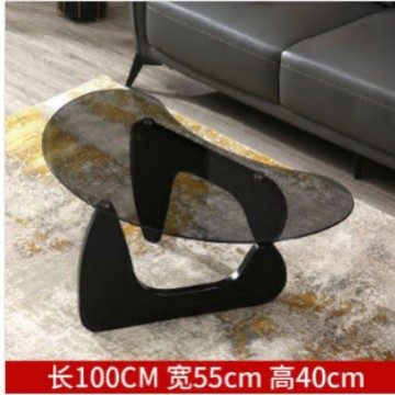 设计师野口勇客厅轻奢玻璃茶几小户型家用创意茶几高级感沙发边几