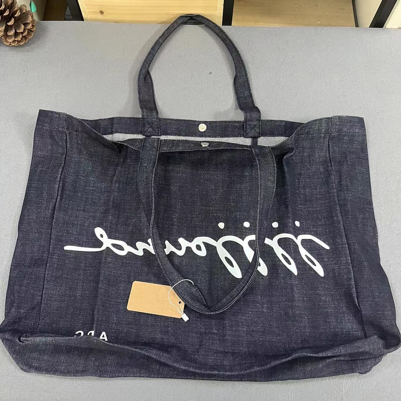 Lotte Japan Korea Apc Shopping Bag Handbag Shoulder Bag Canvas Bag Denim Bag