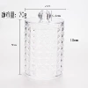 Round cup diamond pattern—transparent cover