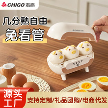 志高小型迷你蒸蛋器家用多功能宝宝辅食蒸煮鸡蛋机1人2早餐机批发