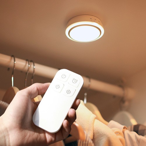 Creative new and unique smart remote control night light multi-speed adjustable timing USB charging gift cabinet light