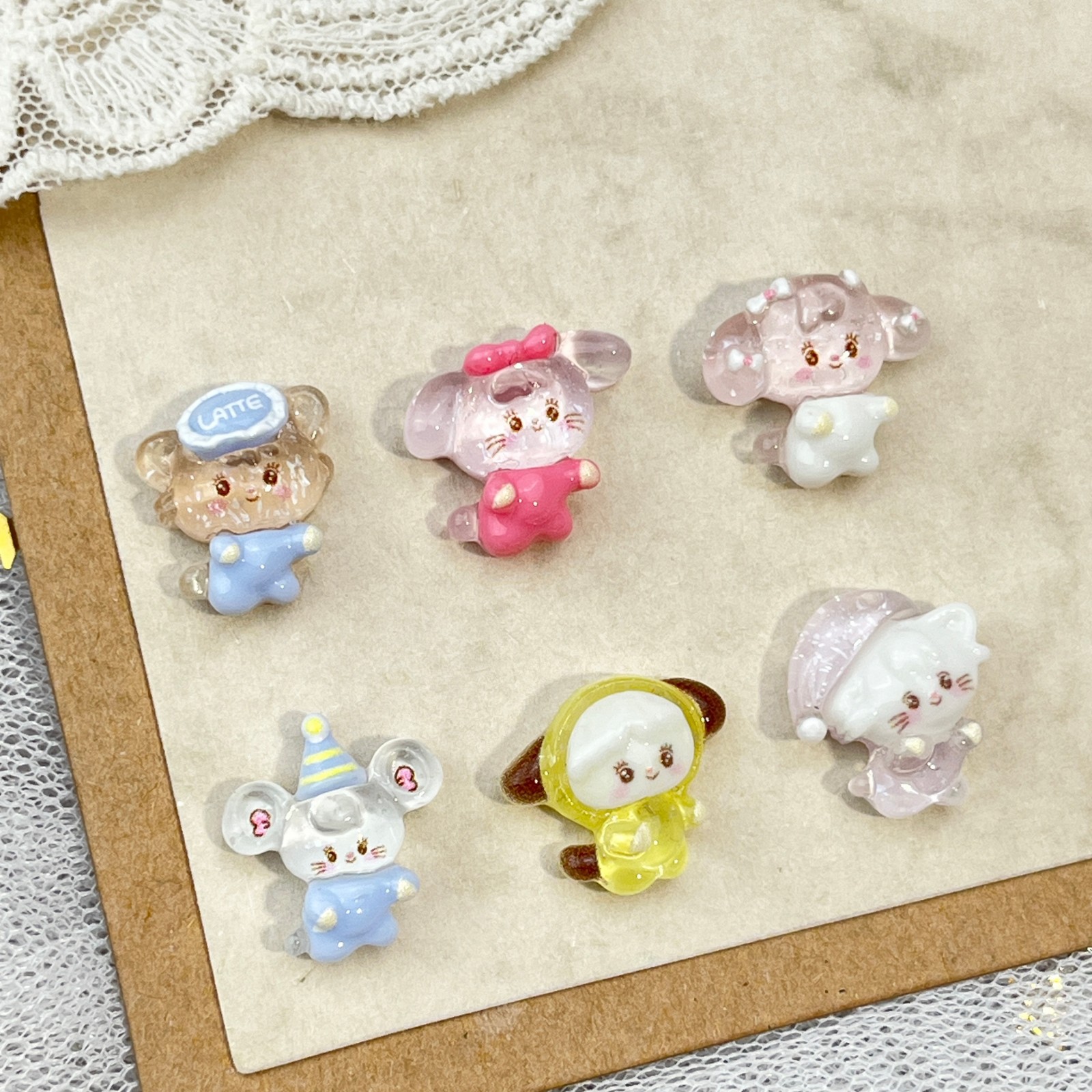 얼음 투명 무작위 혼합 스타일