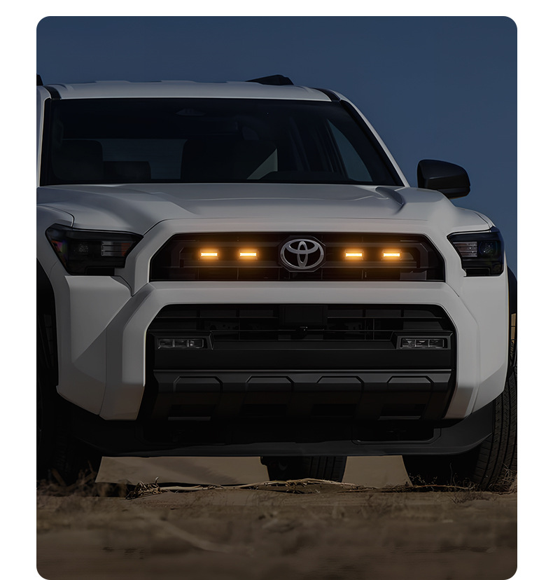 Suitable for 25 Toyota Speedmaster 4Runner Trd Sr5 Grille Led Small Yellow Lights Sr5 Grille Daytime Running Lights