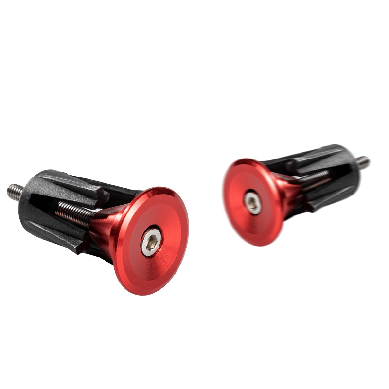 Bicycle aluminum alloy flying sleeve anode colored plug, car handle plug_voghion.com