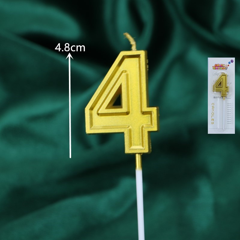 50 velas digitales de oro para el pastel de cumpleaños en caja independiente plata curva decoración de mesa de postres