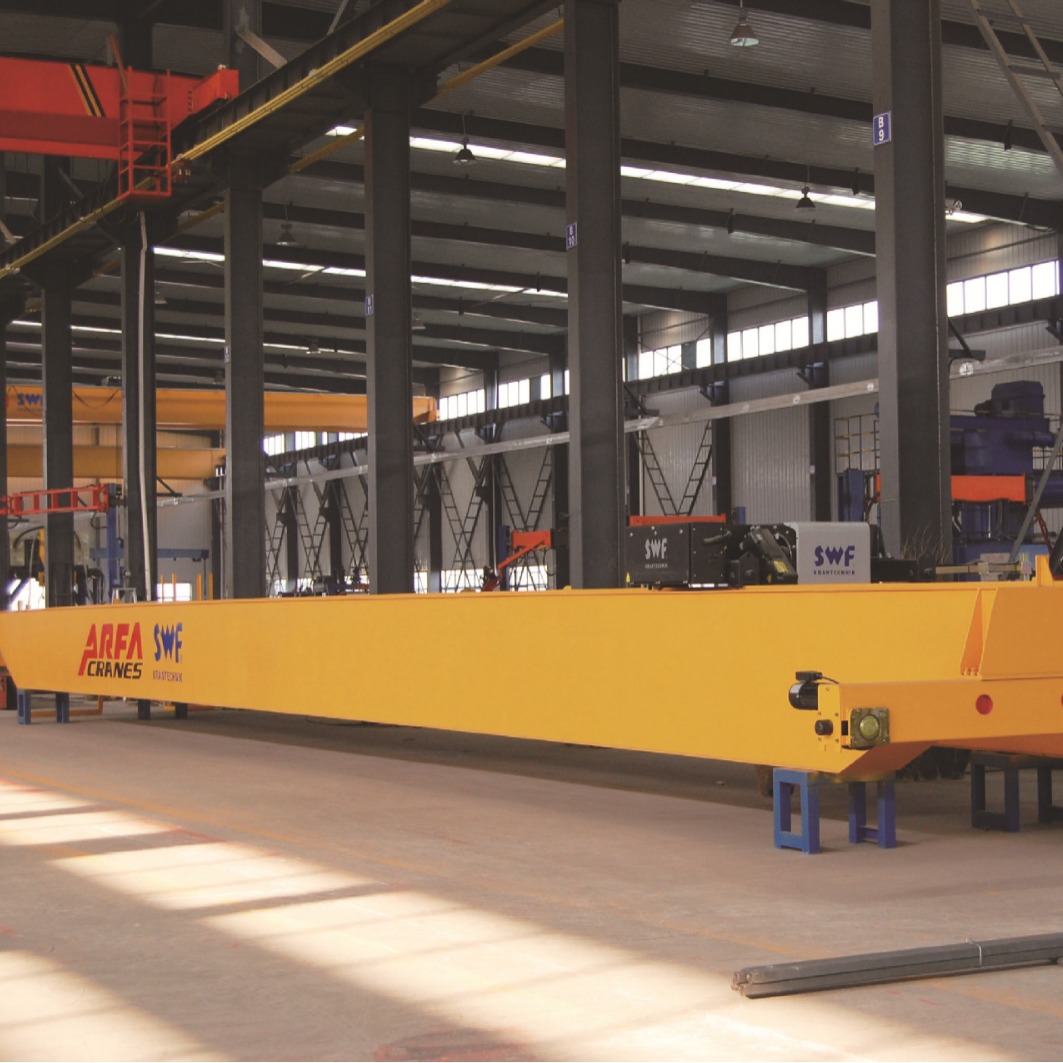 欧式电动双梁起重机尺寸小 自重轻 免维护 效率高 欧式双梁起重机