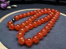 丹利水晶 玛瑙项链 保山冰红妈妈链