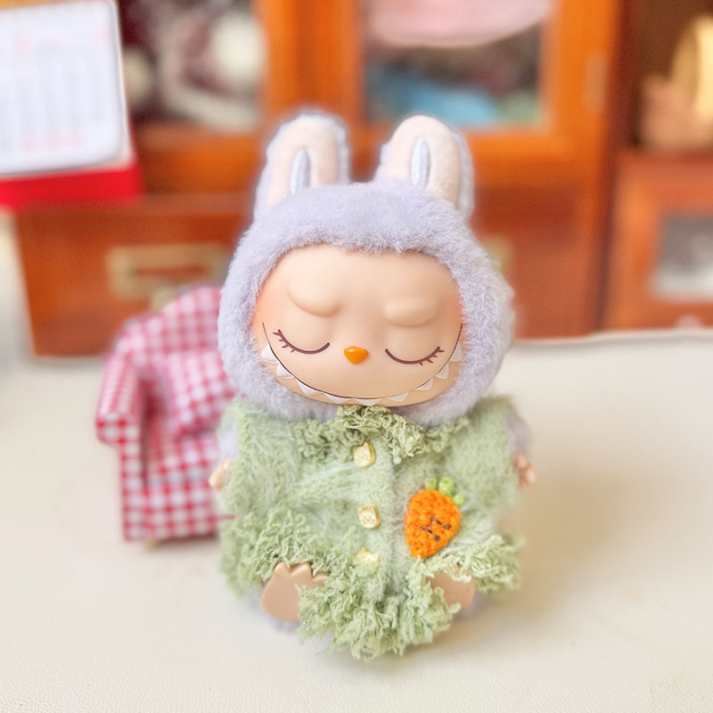 仅衣服] 一/二代La布布衣服挂件拉布布坐坐派对娃衣挂件草莓熊萌|undefined