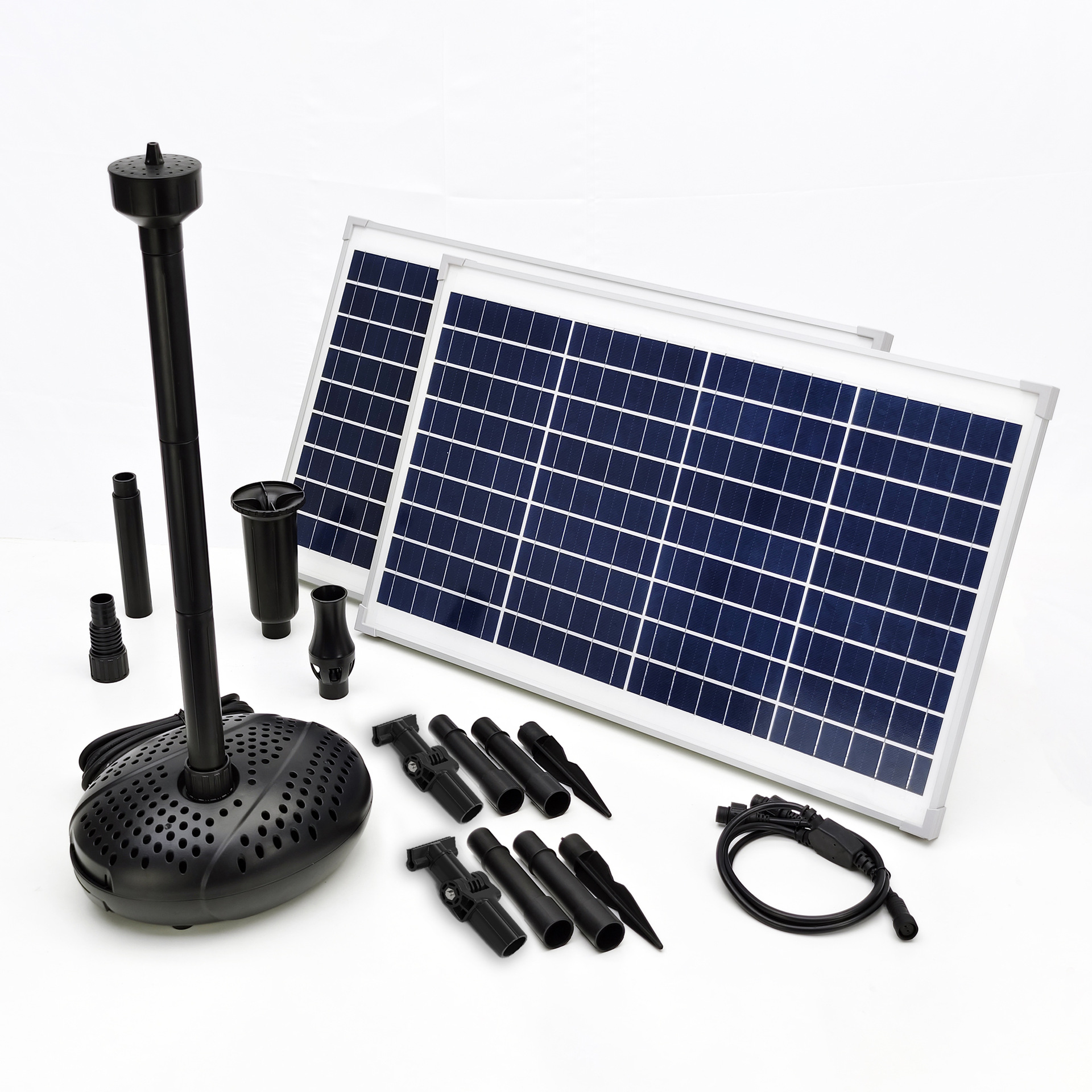 DC18V太阳能喷泉泵户外池塘景观泵-SP70-801220F