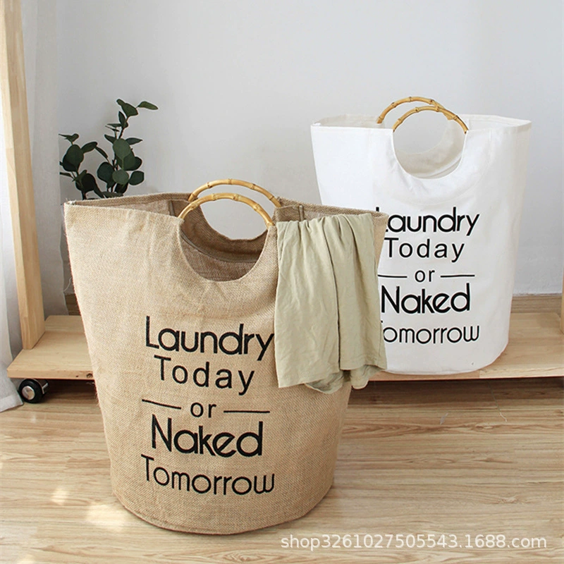 Japanese storage system, cloth for home use, big folding storage basket, laundry basket for laundry, cotton and linen