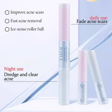 跨境收缩紧致抗皱双头滚珠液态精华 日夜淡痘印补水修护祛痘精华