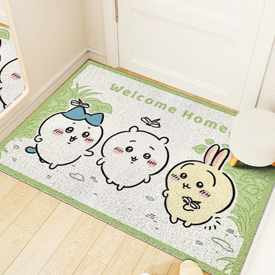 Avtomobil döşəmə paspasları — to Care For, Foyer Mat - field-dragonfly-4060cm-silk-circle-floor-mat