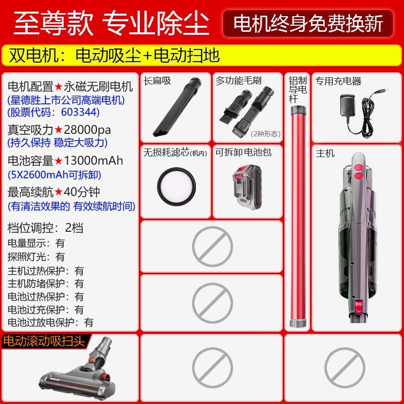 无线家用手持式吸尘器大吸力拖地洗拖一体吸尘器除螨机厂家批发|undefined