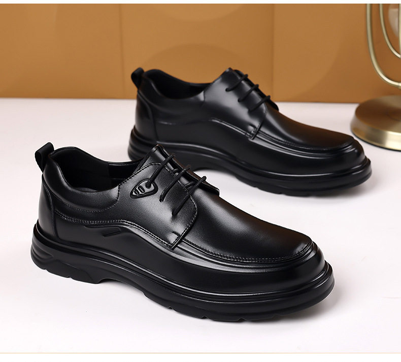 Giày da nam derby mũi nhọn đế mềm chống trượt, giày công sở đi làm dự tiệc — G28619 Màu nâu, G28619 Màu đen chi tiết 18