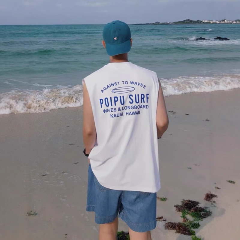 Summer New Milk Silk Thin plus size Letter Print Vest