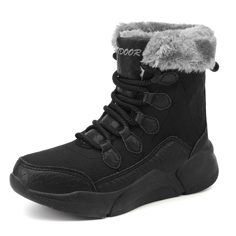 Damen Stiefeletten, Kampfstiefel, wasserdicht, Militär, Western, mittelhoher Absatz, spitze Zehenpartie, Reißverschluss, Schnürstiefel, Sportstiefel_voghion.com