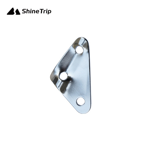 Triangular aluminum alloy wind rope buckle, adjustment buckle, outdoor tent canopy drawstring, anti-slip rope buckle accessories, large size wholesale