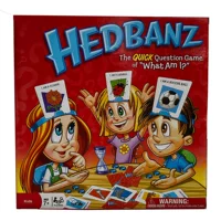 Трансграничная Угадайте, кто я английская карточная игрушка Игра Hedbanz взаимодействие родителей и детей Английская карточная игра Угадайте