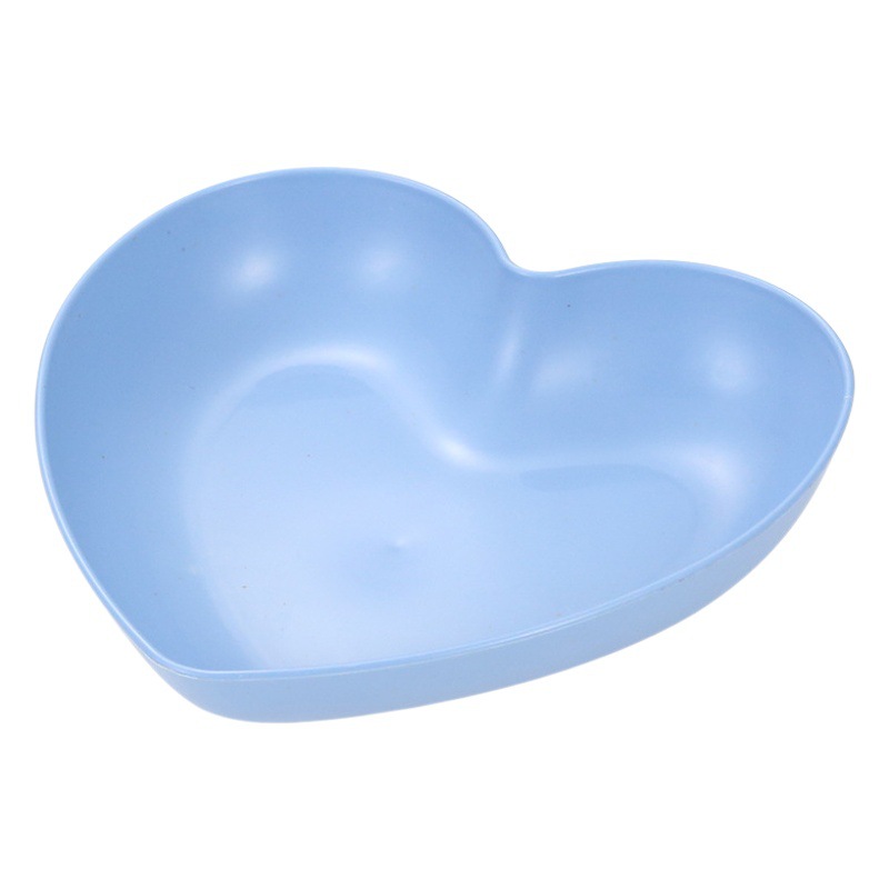 En forma de corazón hogar plato de hueso mesa de comedor Placa de hueso creativo hogar merienda Placa de fruta Placa de semilla de melón Placa de cáscara basura