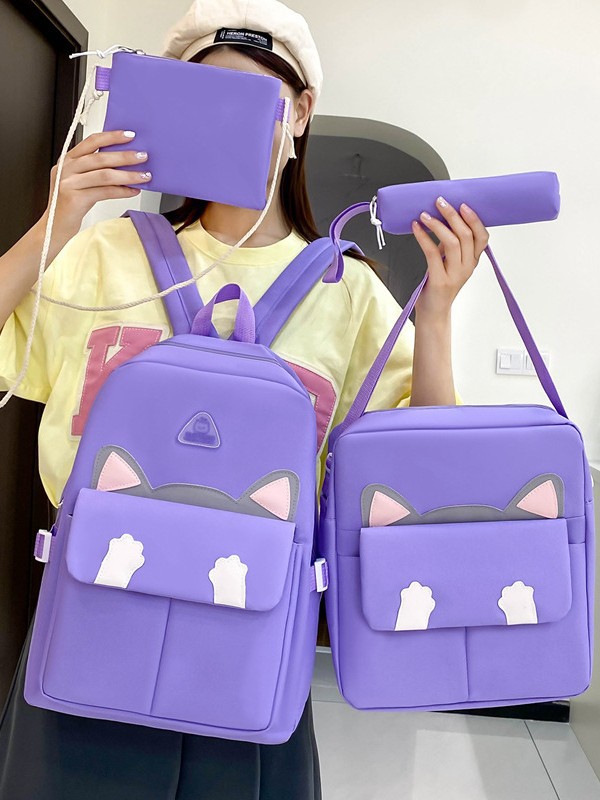 Mochila ligera de cuatro piezas de gran capacidad de Amazon para hombres y mujeres