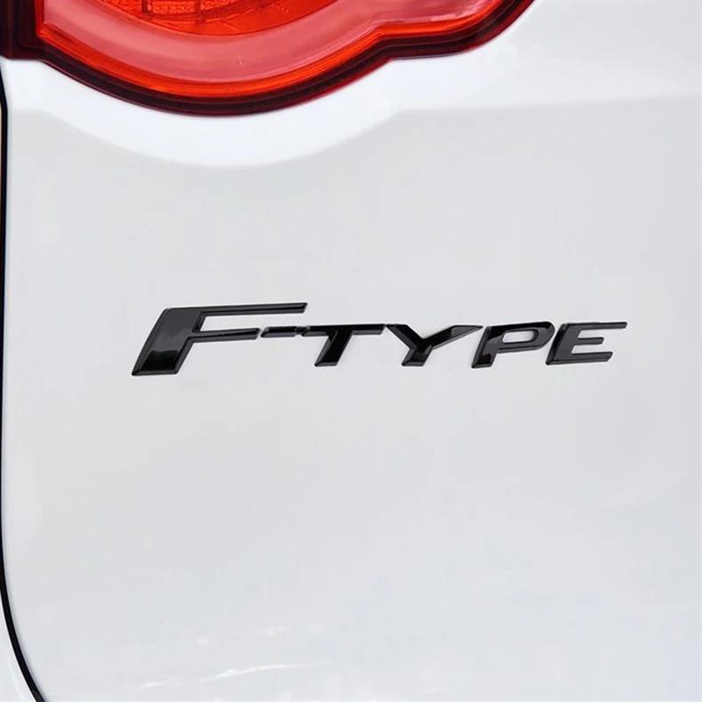 Suitable for Jaguar F-PACE car stickers, EPACE car emblem, FTYPE lettering, rear emblem, lettering, and black modification