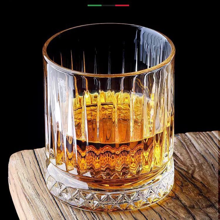Taza de whisky pura taza de cerveza taza de brandy casera taza de vino clásica de rayas de alta gama taza de degustación de vino image 4