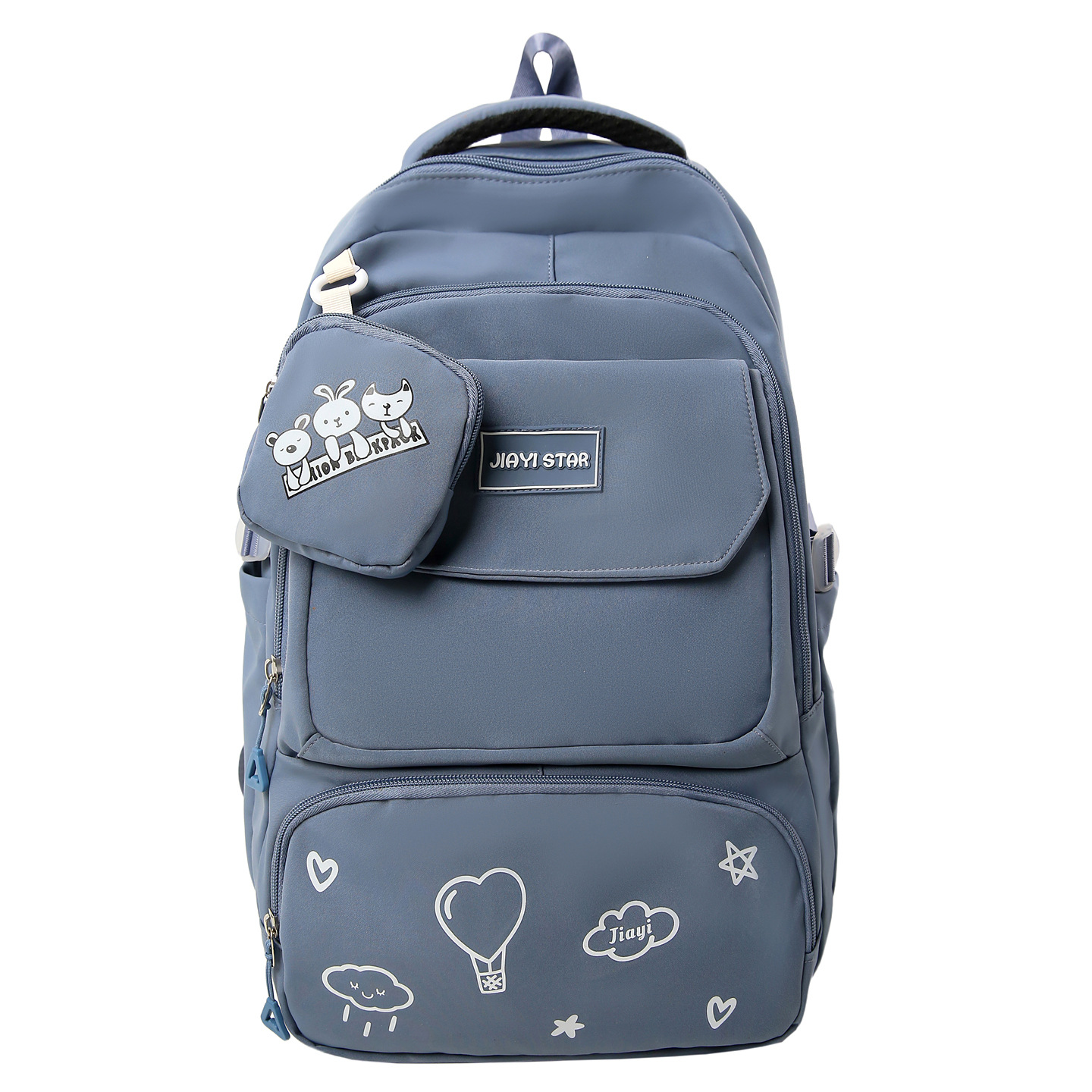 Mochila transfronteriza para estudiantes de secundaria JIAYISTAR Jiayi 2025 nueva bolsa de viaje mochila casual caliente