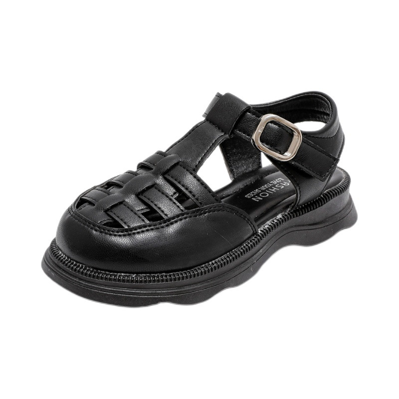 Girls' sandals 2024 Summer new children's Roman Shoes summer little girl fashion soft bottom Princess children's shoes