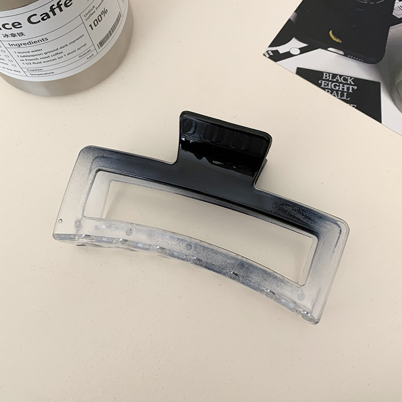 Clip de pelo de gran tamaño esmerilado simple Cabeza trasera updo horquilla de alto grado tiburón clip horquilla tocado al por mayor