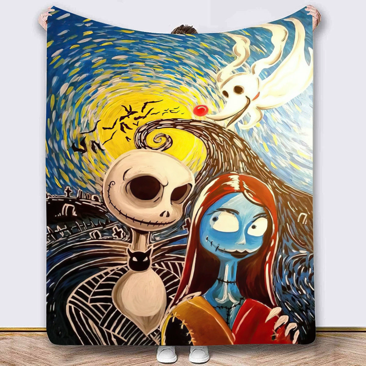 Flannel soft multifunctional duvet, halloween