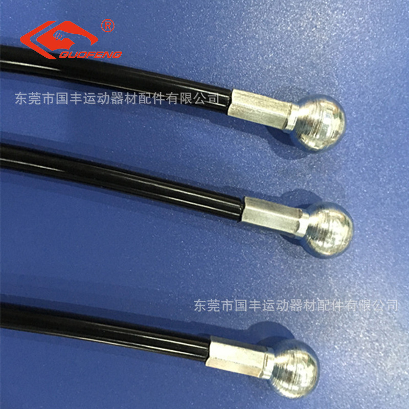 Suministro de equipos deportivos cuerda de alambre de acero cuerda de alambre de acero recubierta de pegamento