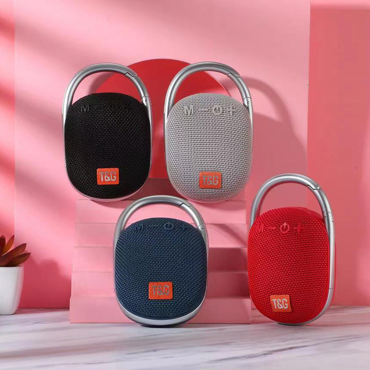 Nuevo TG321 altavoz bluetooth portátil mini subwoofer portátil TF tarjeta USB FM radio regalo CLIP4