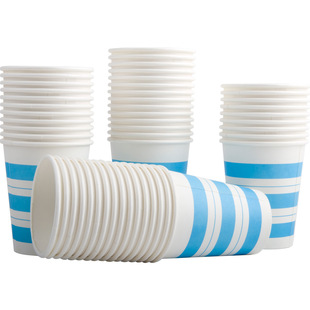 Deli 9560 disposable 50 PCs 250ml economic paper cup thickened Household Office water cup business Cup