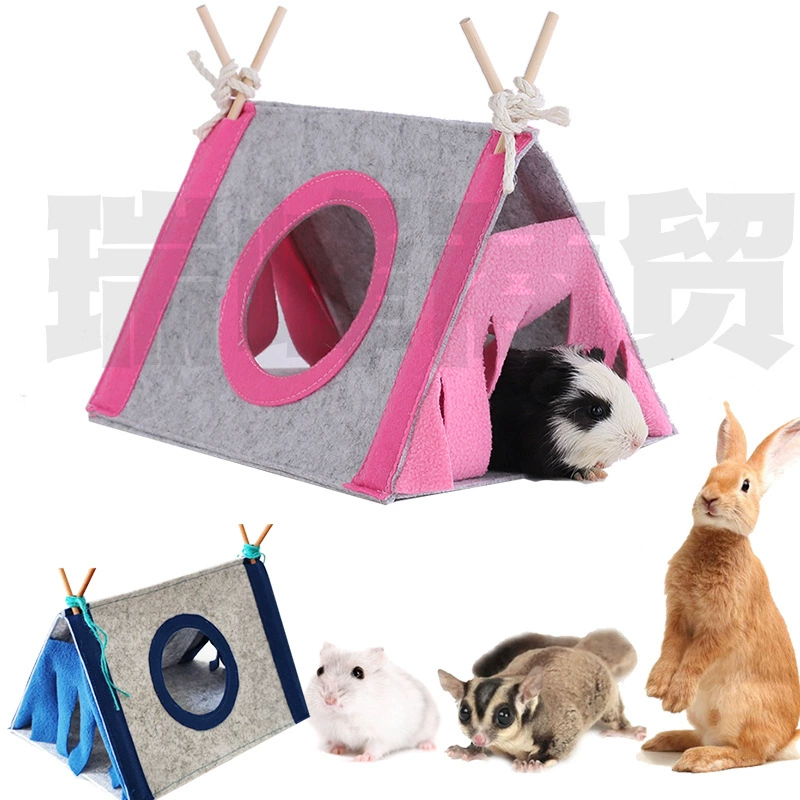 Амазонка новый маленький питомец кролик гнездо хомяк Угловой дом палатка белка медовая сумка стропица Шиншилла скрытый дом
