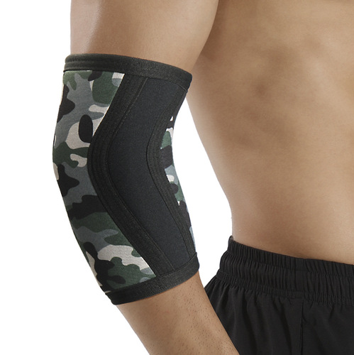 Powerlifting elbow pads equipment training Hercules camouflage elbow pads heavy weight weightlifting squat bench press 7mm