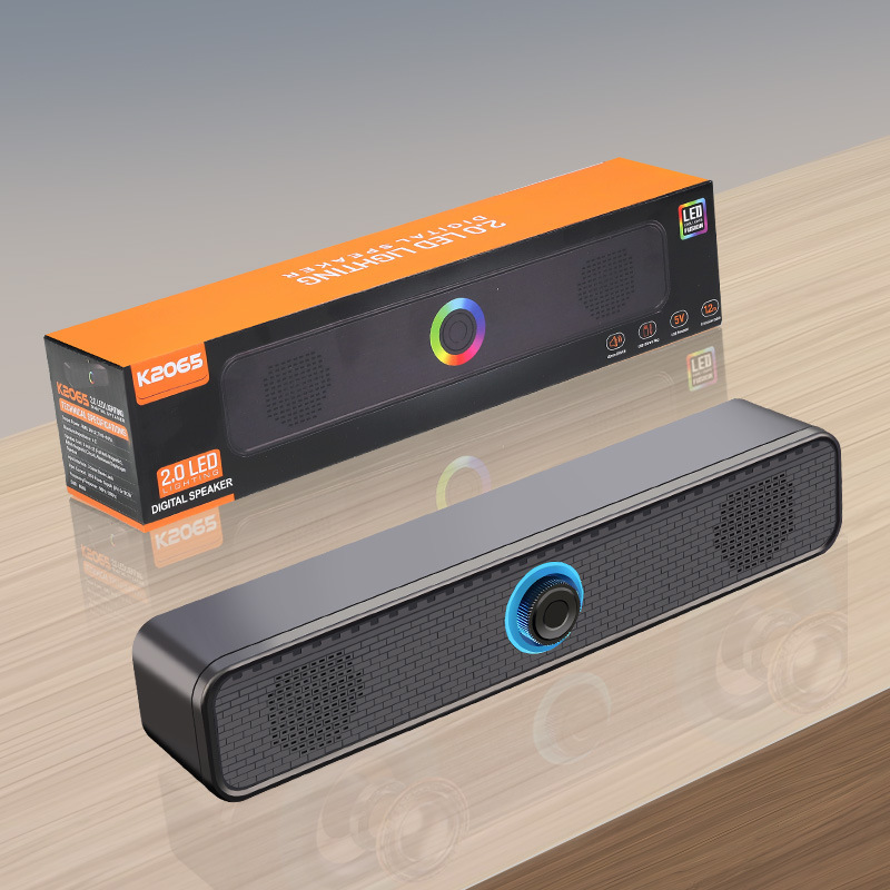 新型の越境コンピュータの音響のデスクトップの家庭用ノートパソコンの有線の小さいスピーカーのデスクトップの重いサブウーファのスピーカーの卸売り|undefined