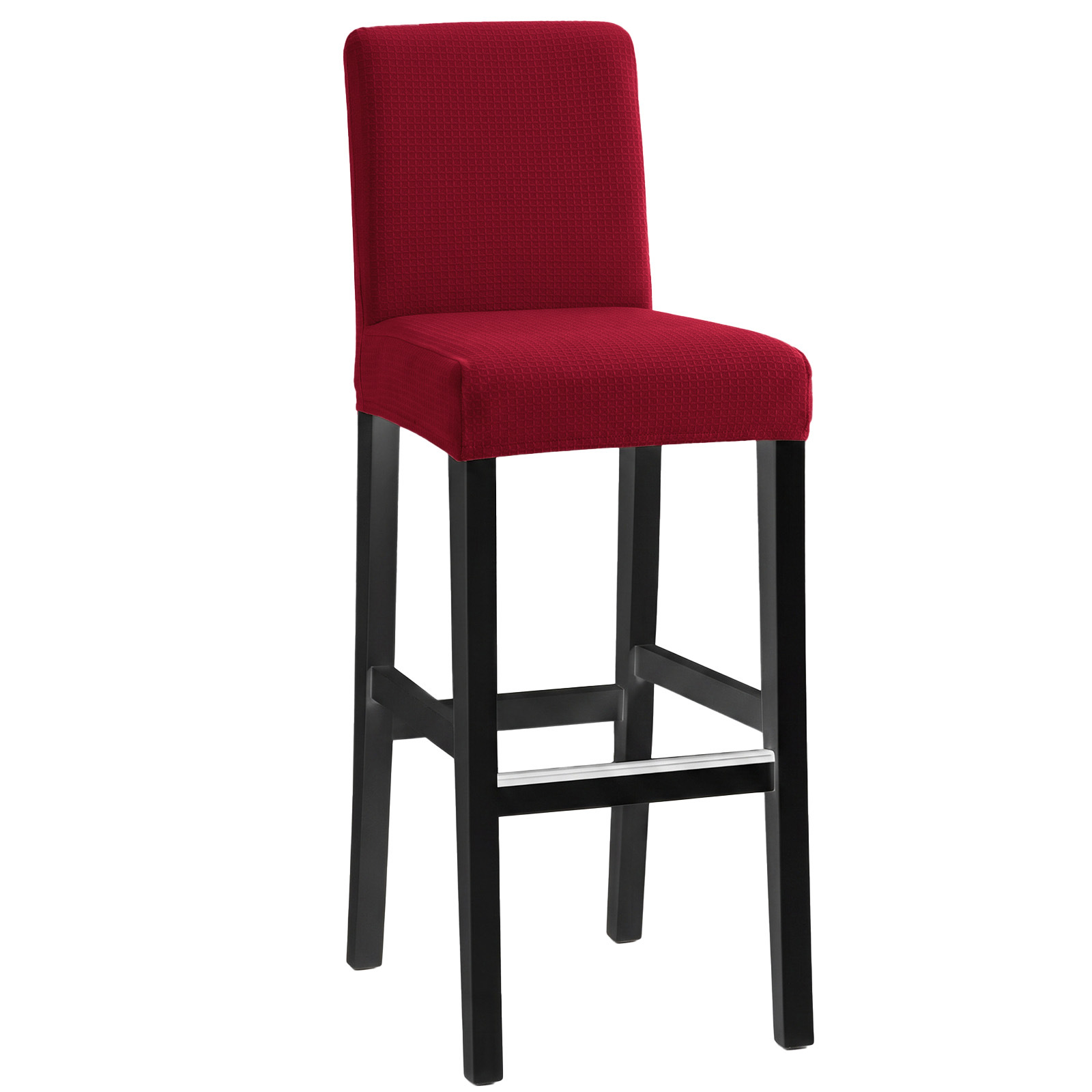 Transfronterizo spot a prueba de derrames pequeño cuadrado elástico cubierta de silla de bar todo incluido grueso cubierta de taburete alto cubierta de bar cubierta de hotel cubierta de silla