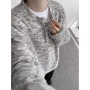打底秋季男款扎染毛衣
