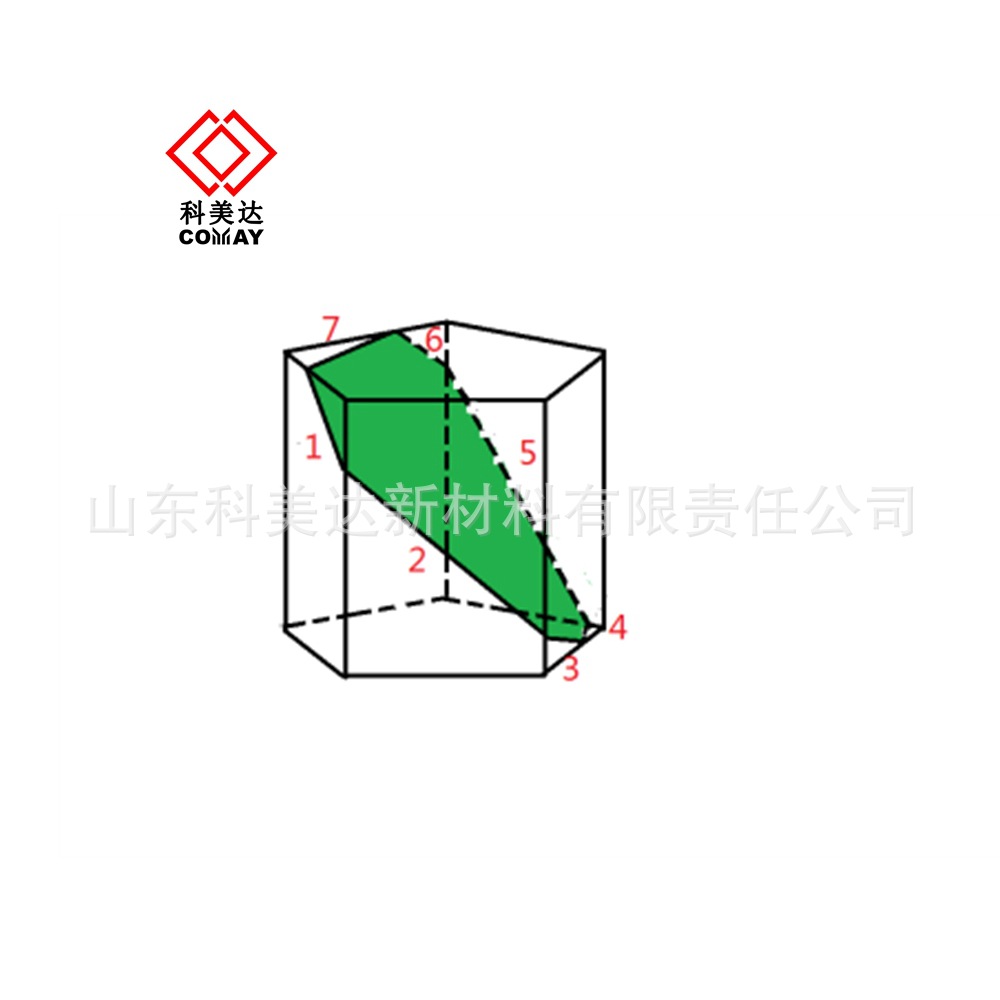 科美达亚克力三棱锥四面体模型粘接彩色塑料盒透明展示盒