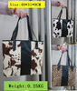 new pattern goods in stock wholesale Manufactor Direct selling Foreign trade Bag Maomao Cows package printing Plush package Cross border Leopard package