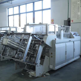 温州志信机械高速自动纸盒立体盒机  打包盒生产机器 糊盒机