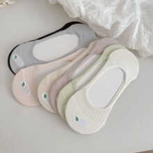 浅口隐形空调i袜春夏新款纯色一体机女空调袜竹纤维硅胶防滑船袜