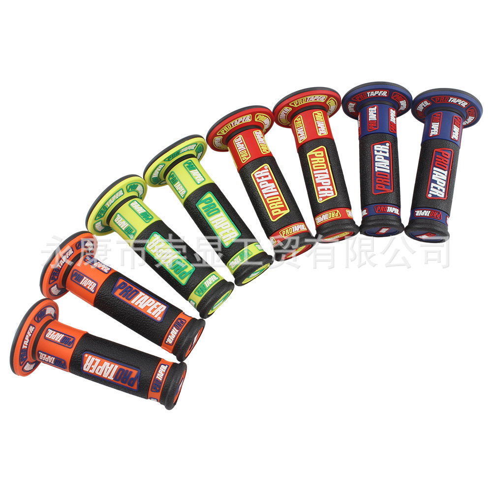 Off-Road Motorcycle Handlebar Grips, Rubber Gloves for Off-Road Motorcycles, Multi-Color Beach Rubber Universal Model