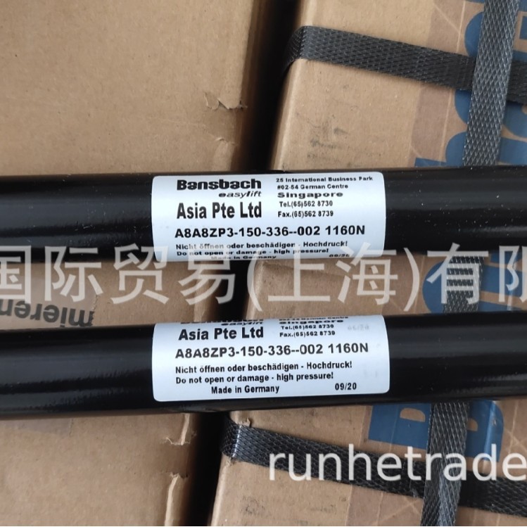 销售德国BANSBACH气弹簧，BANSBACH气缸J4J4-50-100-298-300N