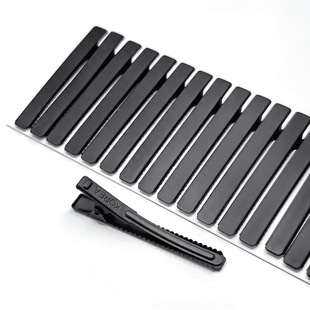 Advanced DIY Duckbill Clip Environmental Protection Paint Black Fine Korean Style Fine Clip Acetic Acid Embroidered Hair Accessories Hairpin Bottom Clip New