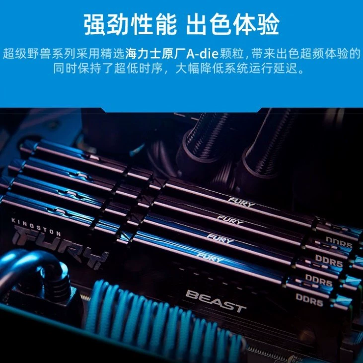 Kingston Beast серия super beast FURY 32G DDR5 6000 для настольного ПК, одиночная, CL30, поддержка EXPO