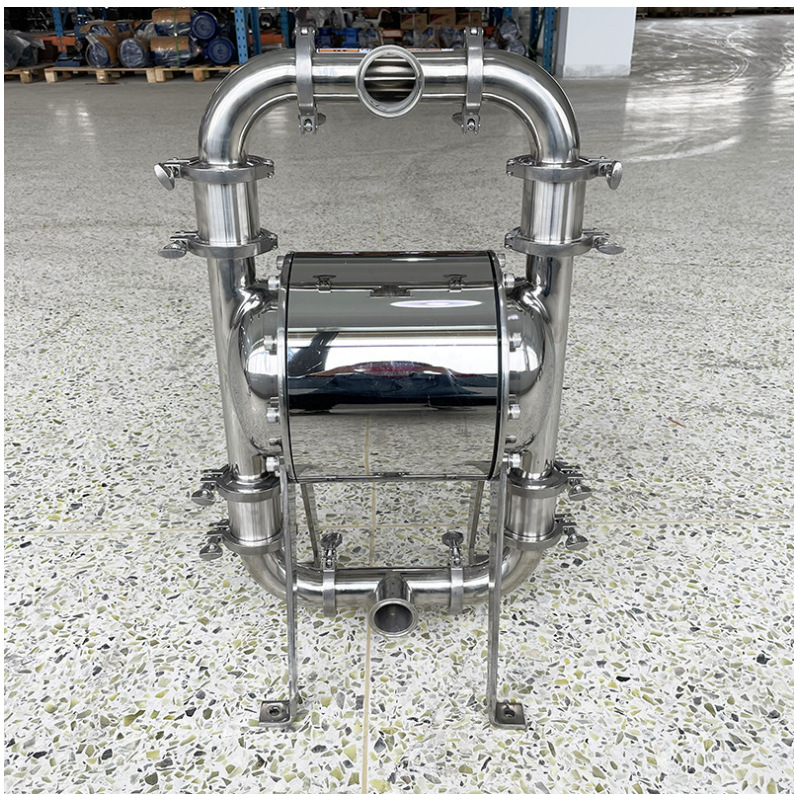 气动隔膜泵  双向不锈钢食品304 饮料泵调料泵 污水输送